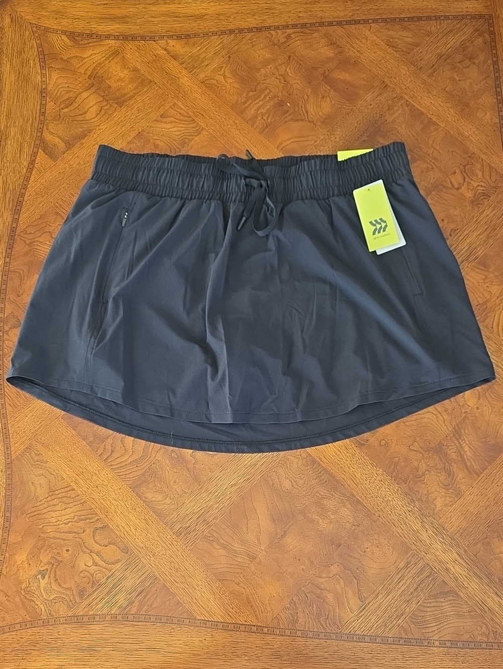 All In Motion Mid-rise Core Flex Woven Skirt / Skort BLACK - Size XXL - NEW